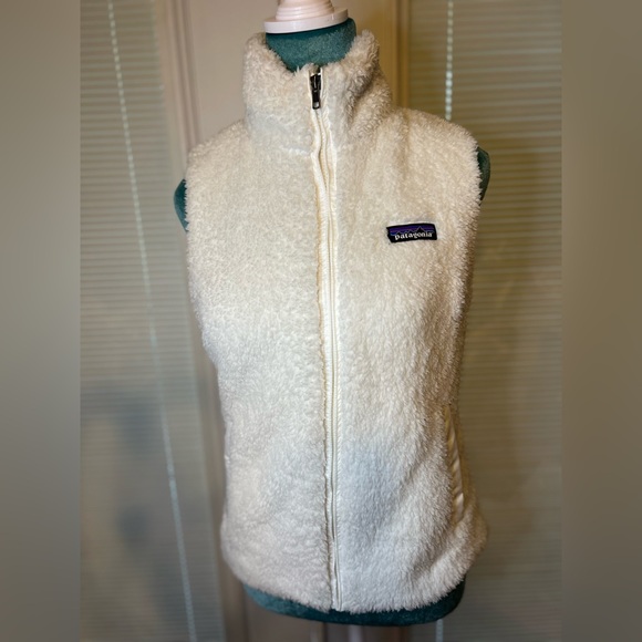 Patagonia Vest Jacket Adult S Fleece Fuzzy Reversible Los Gatos Outdoors Women - Picture 1 of 6
